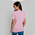 Camiseta Básica Algodão Adulto Unissex Rosa Bebê - Imagem 5