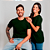 Camiseta Básica Algodão Adulto Unissex Verde Musgo - Imagem 1