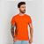 Camiseta Básica Algodão Adulto Unissex Laranja - Imagem 2