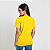 Camiseta Básica Algodão Adulto Unissex Amarelo - Imagem 5