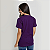 Camiseta Básica 100% Algodão Adulto Unissex Roxa - Imagem 5