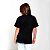Camiseta Básica Algodão Infantil Unissex Preta - Imagem 4
