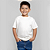 Camiseta Básica Algodão Infantil Unissex Branca - Imagem 3