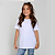 Camiseta Básica Algodão Infantil Unissex Branca - Imagem 4