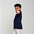 Camiseta Básica Algodão Infantil Unissex Azul Marinho - Imagem 5