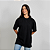Camiseta Oversized Unissex Algodão Preto Streetwear - Imagem 1