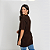 Camiseta Oversized Unissex Algodão Marrom Streetwear - Imagem 5