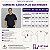 Camiseta Plus Size Algodão G1, G2 e G3 Adulto Unissex Cinza Mescla - Imagem 4
