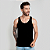 Camiseta Regata Algodão Adulto Masculino Preta - Imagem 1