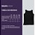 Camiseta Regata Algodão Adulto Masculino Preta - Imagem 2