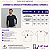 Camiseta Térmica Manga Longa UV Adulto Unissex Preta - Imagem 2