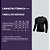 Camiseta Térmica Manga Longa UV Adulto Unissex Preta - Imagem 2