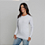 Camiseta Térmica Manga Longa UV Adulto Unissex Branca - Imagem 1