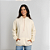 Moletom Canguru Algodão Adulto Unissex Off-White - Imagem 5
