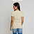 Camiseta Baby Look Algodão Adulto Feminino Marfim - Imagem 3