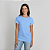 Camiseta Baby Look Algodão Adulto Feminino Azul Bebê - Imagem 1