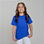 Camiseta Básica Algodão Infantil Unissex Azul Royal - Imagem 1
