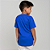 Camiseta Básica Algodão Infantil Unissex Azul Royal - Imagem 2