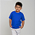 Camiseta Básica Algodão Infantil Unissex Azul Royal - Imagem 3