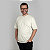 Camiseta Plus Size Algodão G4 e G5 Adulto Unissex Off-White - Imagem 1