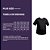 Camiseta Plus Size Algodão G4 e G5 Adulto Unissex Off-White - Imagem 3