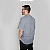 Camiseta Plus Size Algodão G4 e G5 Adulto Unissex Cinza Mescla - Imagem 2