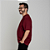 Camiseta Plus Size Algodão G4 e G5 Adulto Unissex Bordô - Imagem 2