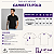 Camiseta Polo Adulto Preta Unissex - Imagem 6