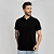 Camiseta Polo Adulto Preta Unissex - Imagem 2