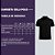 Camiseta Polo Adulto Preta Unissex - Imagem 4