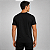 Camiseta Básica Algodão Penteada Adulto Unissex Preta - Imagem 2