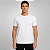 Camiseta Básica Algodão Penteada Adulto Unissex Branca - Imagem 3