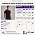 Camiseta Básica Algodão Penteada Adulto Unissex Branca - Imagem 5