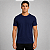 Camiseta Básica Algodão Penteada Adulto Unissex Azul Marinho - Imagem 2