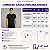 Camiseta Básica Algodão Peruano Adulto Unissex Preta - Imagem 5