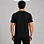Camiseta Básica Suedine Adulto Unissex Preta - Imagem 2