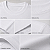 Camiseta Básica Suedine Adulto Unissex Branca - Imagem 4