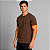 Camiseta Básica Suedine Adulto Unissex Marrom - Imagem 1