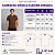 Camiseta Básica Suedine Adulto Unissex Marrom - Imagem 5