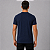 Camiseta Básica Suedine Adulto Unissex Azul Marinho - Imagem 2