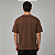 Camiseta Oversized Suedine Adulto Unissex Marrom - Imagem 3
