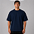 Camiseta Oversized Suedine Adulto Unissex Azul Marinho - Imagem 2