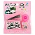 Kit Escolar 4 Peças – Bichinhos com Grampeador (Gatos e Pandas) - Imagem 2