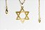 Corrente com Pingente Ouro 18k - Estrela de Davi - Imagem 1