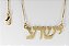 Colar com pingente fixo Ouro 18k - Yeshua - Imagem 3
