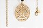Colar Ouro 18k com pingente de mandala - Shalom - Imagem 1