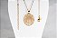Colar Ouro 18k com pingente de mandala - Shalom - Imagem 2