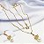 Conjunto de Brincos e Colar Semi joia 18k - Rei Da Glória - Imagem 1