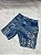 Bermuda Jeans Rasgada - Imagem 1