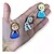 Kit Pins Pingentes,  Personagens - Frozen - Imagem 1